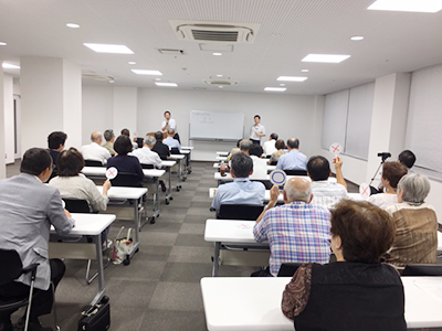 ※出前講座の実施風景です。